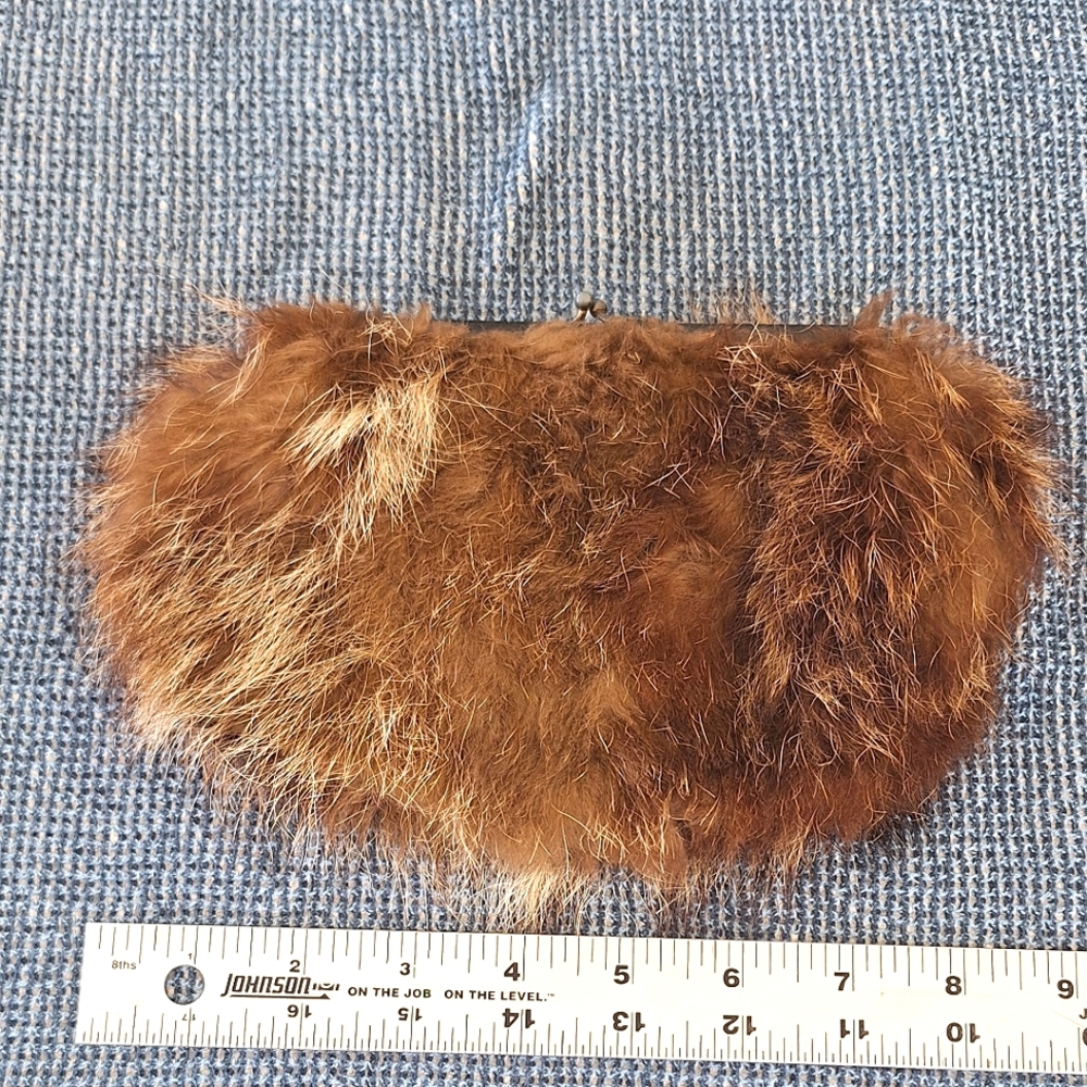 1950s Raccoon Clutch